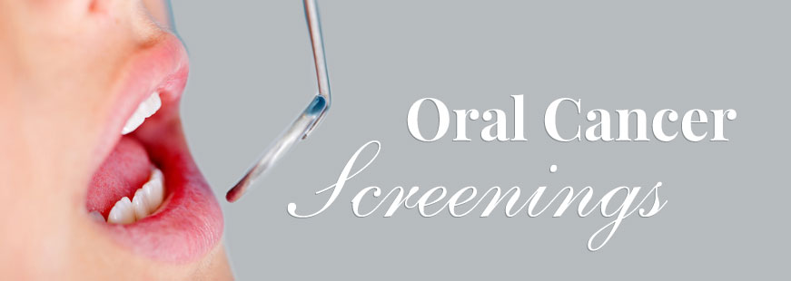 oral cancer screenings banner