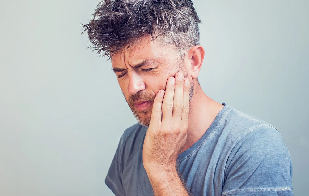 Man With Jaw Pain