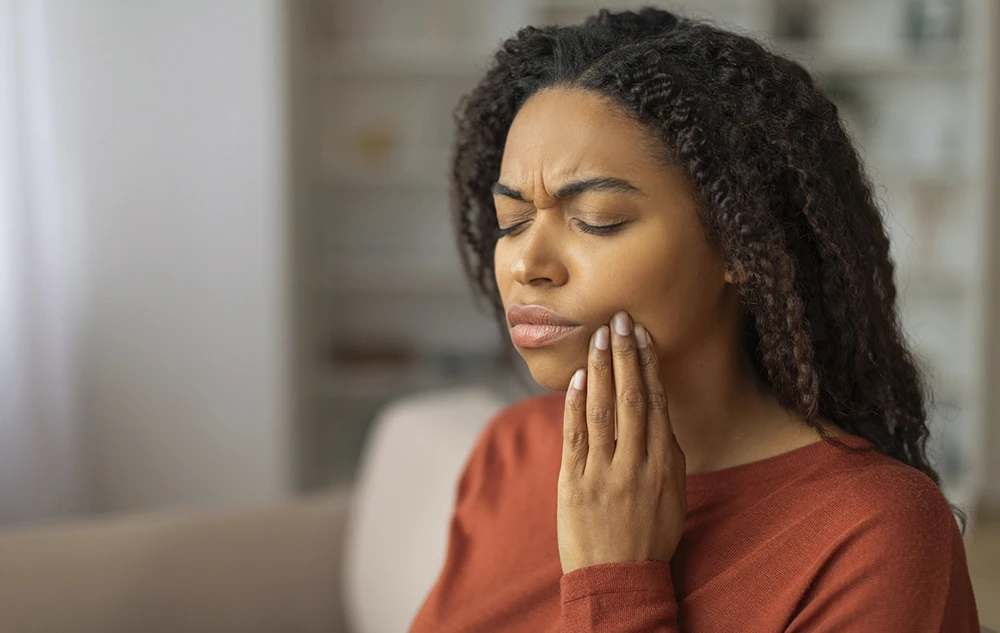 Person With Tooth Pain